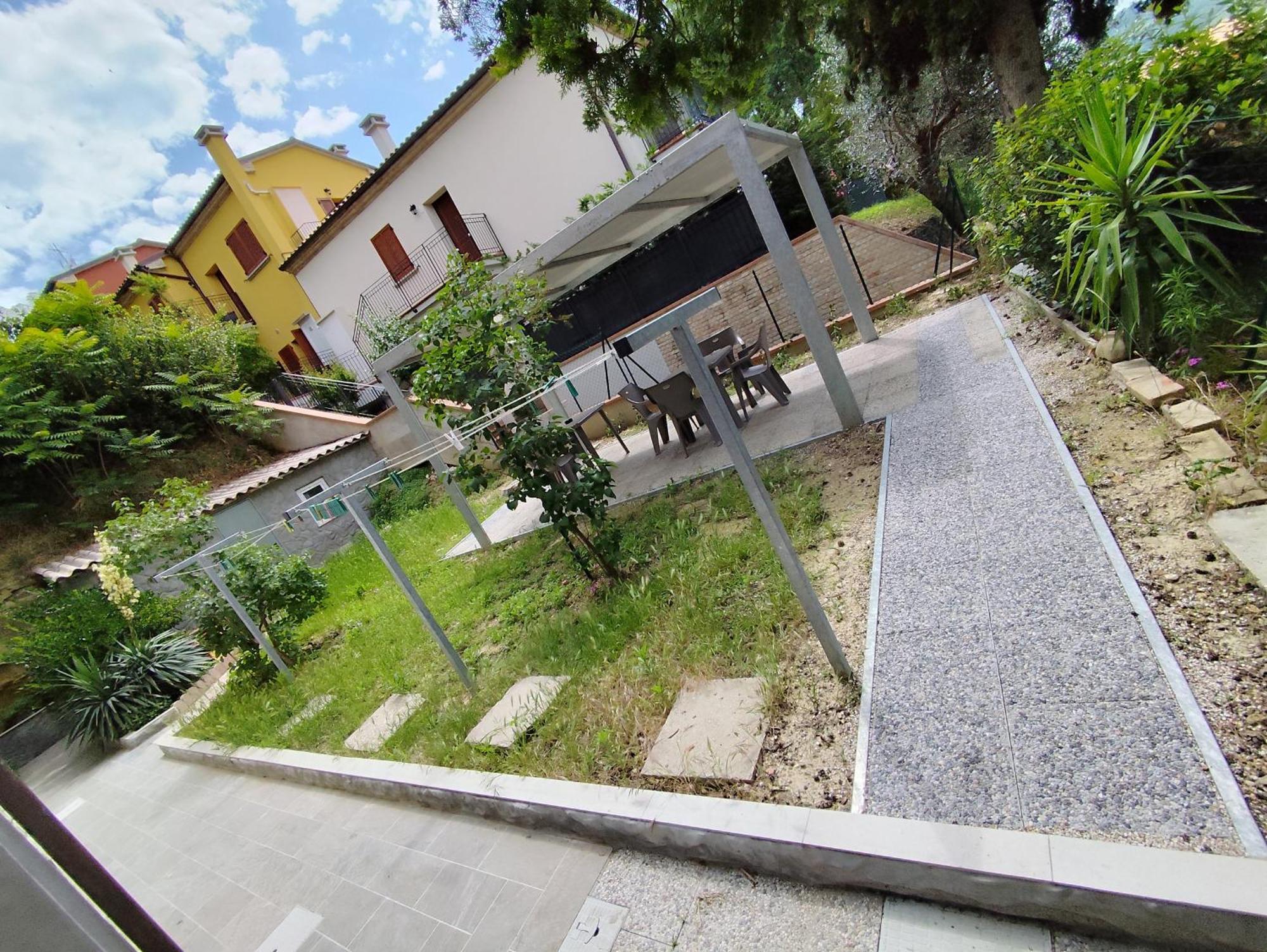 Villa Paoletti, Appartamento Confortevole Nel Cuore Di Gradara Dış mekan fotoğraf